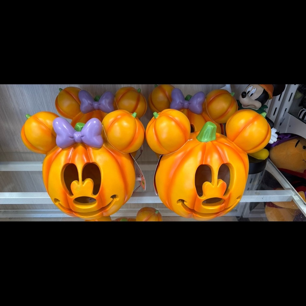 Disney Mickey and Minnie Pumpkin Lanterns LED lights
